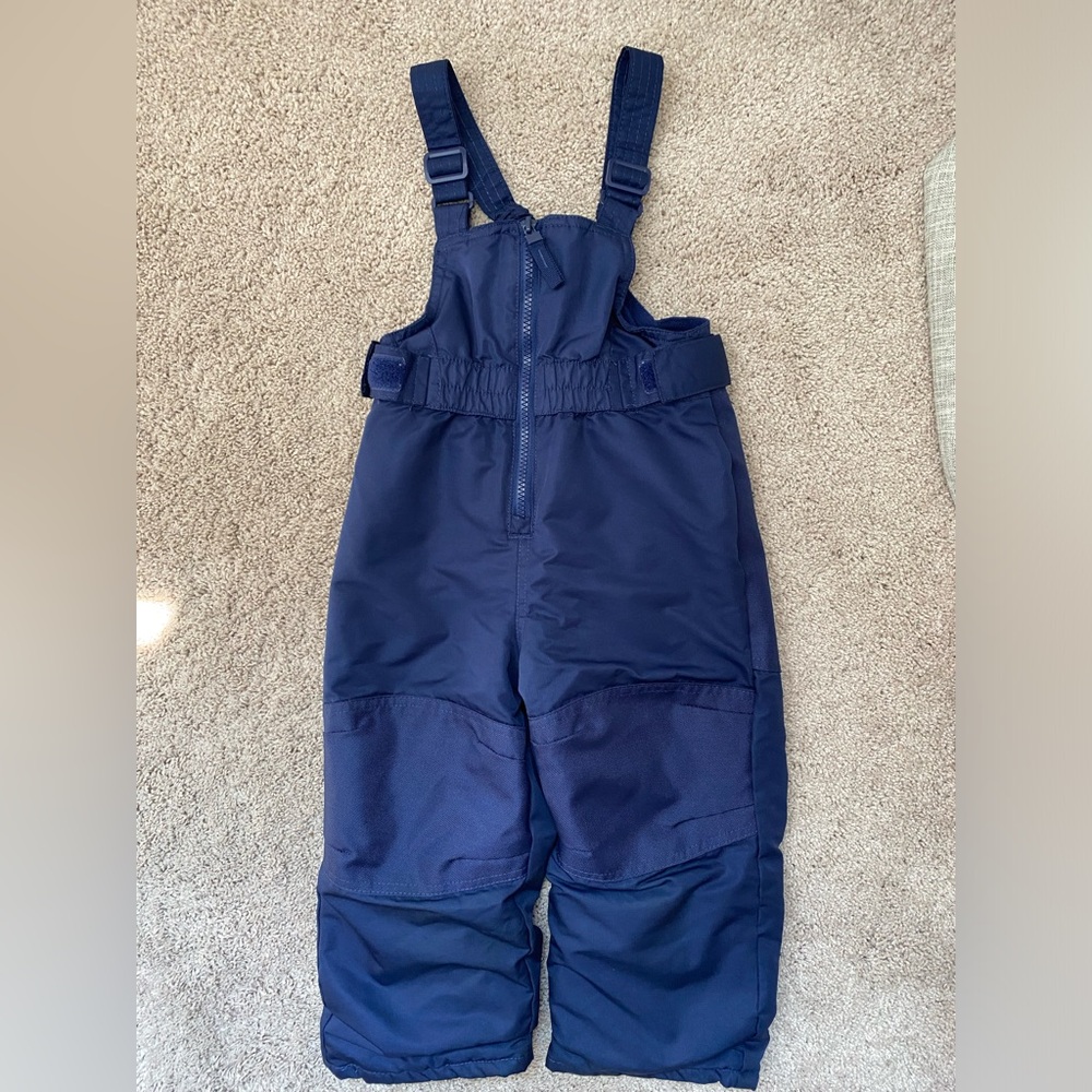 Cat & Jack Navy Winter Snow Bib, 2T